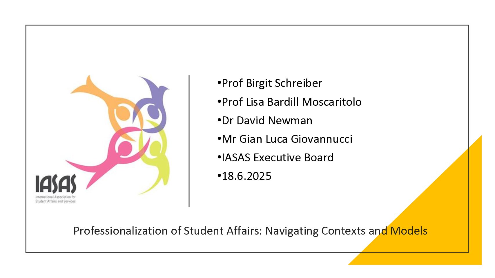 Professionalization of Students Affairs Navigating Contexts and Culture Final