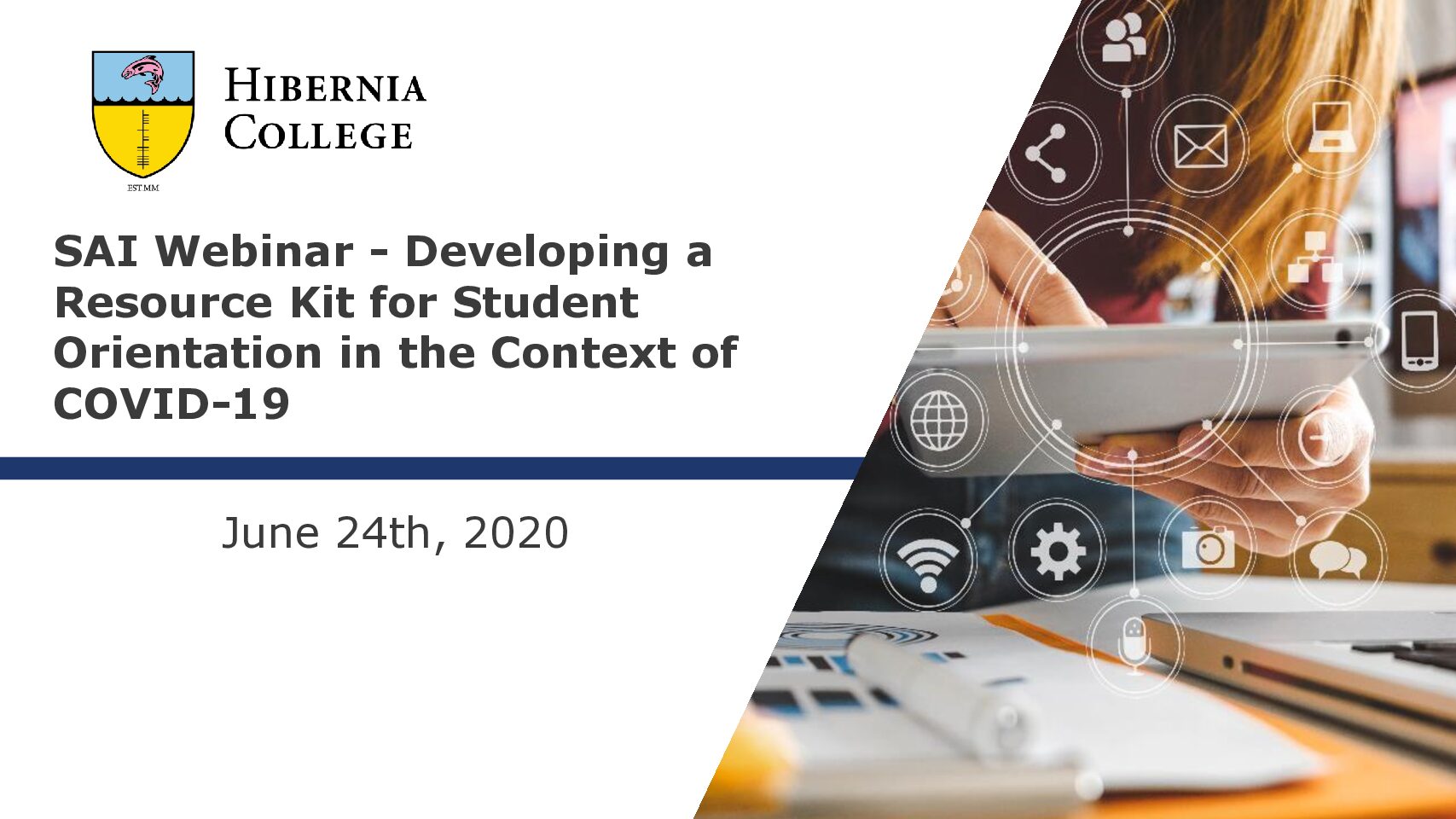 Francis McKeagney SAI Webinar Developing a Resource Kit for Student Orientation in the Context of COVID 19