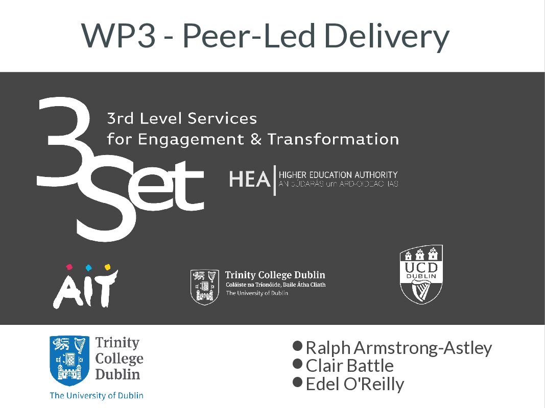 WP3 – Peer-Led Delivery
