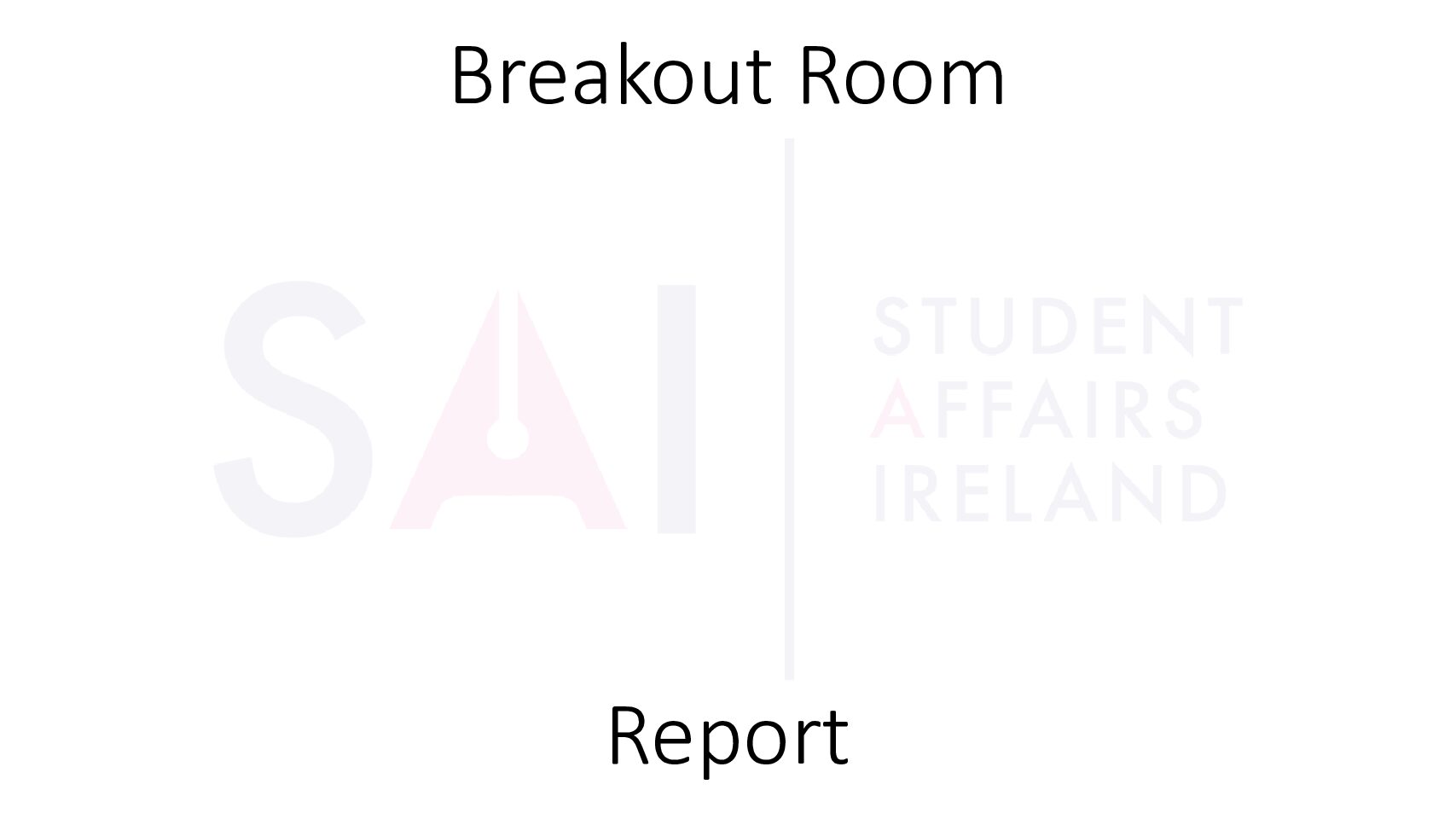 SAI BreakoutRoom Slides